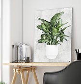 HIP ORGNL Schilderij Royal Steen - 40x60cm - wanddecoratie - plant - natuur