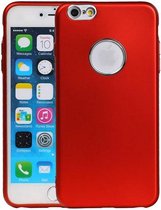 Design TPU Hoesje - Hoesje Geschikt voor iPhone 6 / 6s Plus Rood