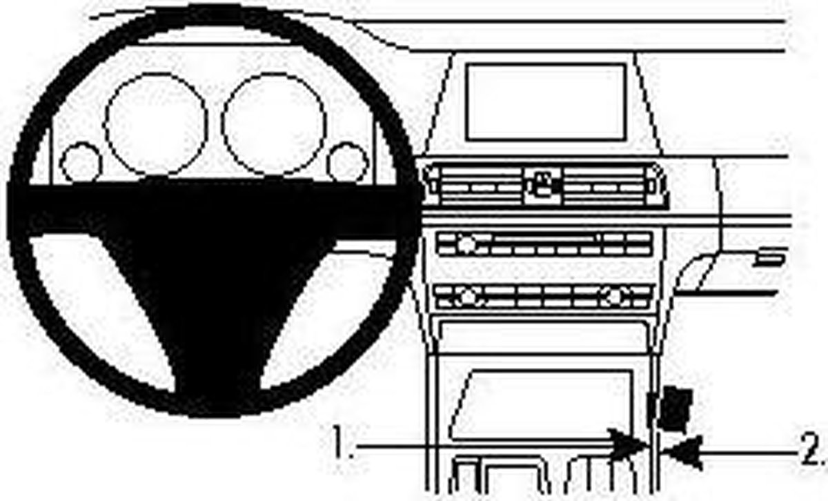 Houder - Brodit ProClip - BMW 7-Serie (F01, F02) 2009-2015 Console mount