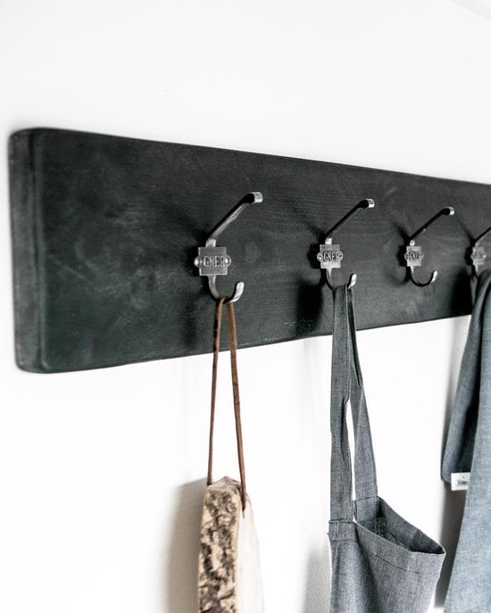Houten kapstok muur inklapbare haken – So Clever Houten kapstok muur inklapbare haken – So Clever