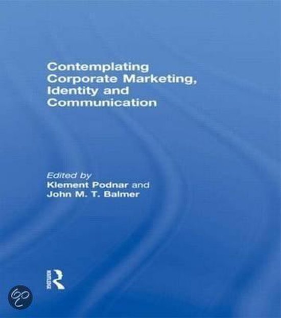 Contemplating Corporate Marketing, Identity and Communicatio ... - cover