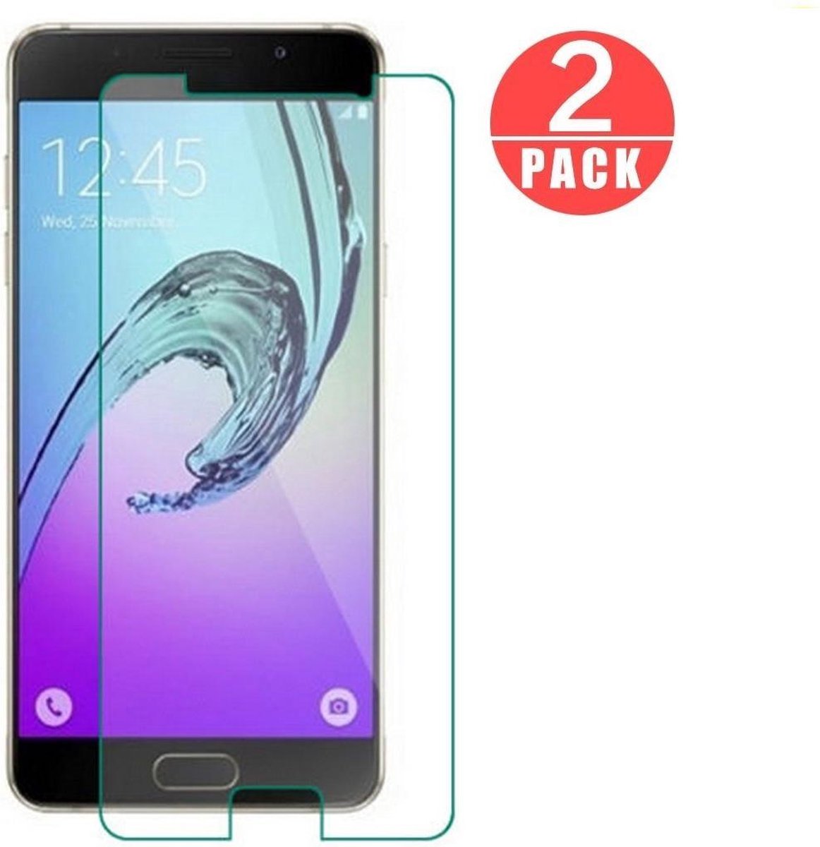 Screenprotector Glas Folie Tempered Glass voor Samsung Galaxy A3 2016 A310 Duo Pack/2 stuks