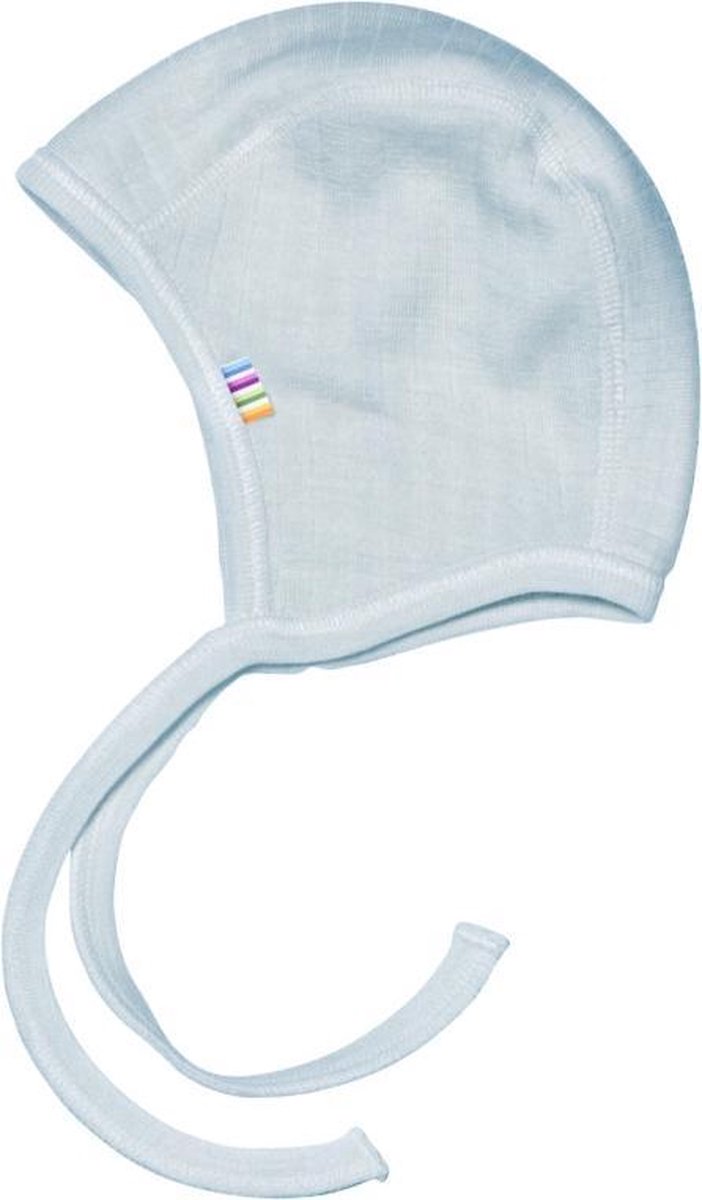 Babymutsje Lichtblauw Wol (Joha) | 34-cm-prematuur