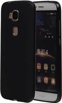 TPU Backcover Case Hoesje voor Huawei G8 Zwart