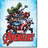 Marvel Avengers Metalen wandbord 31,5 x 40,5 cm.