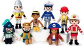 Complete Set Van 8 Stuks Playmobil Knuffels 30cm