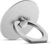 Zilverkleurige Ronde Ring vinger houder- standaard voor telefoon of tablet - Telefoonring
