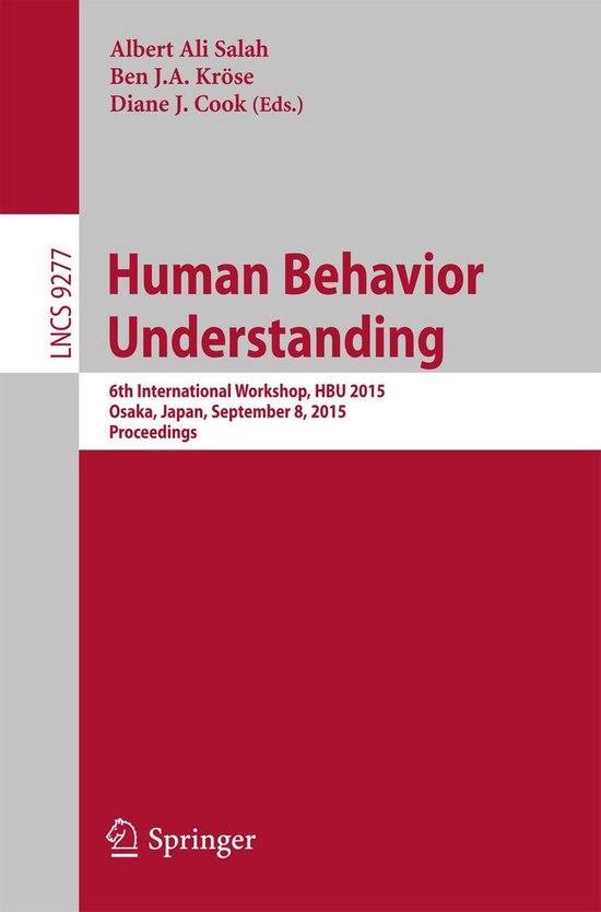 Springer Nature Proceedings Computer Science - Human Behavio ... - cover