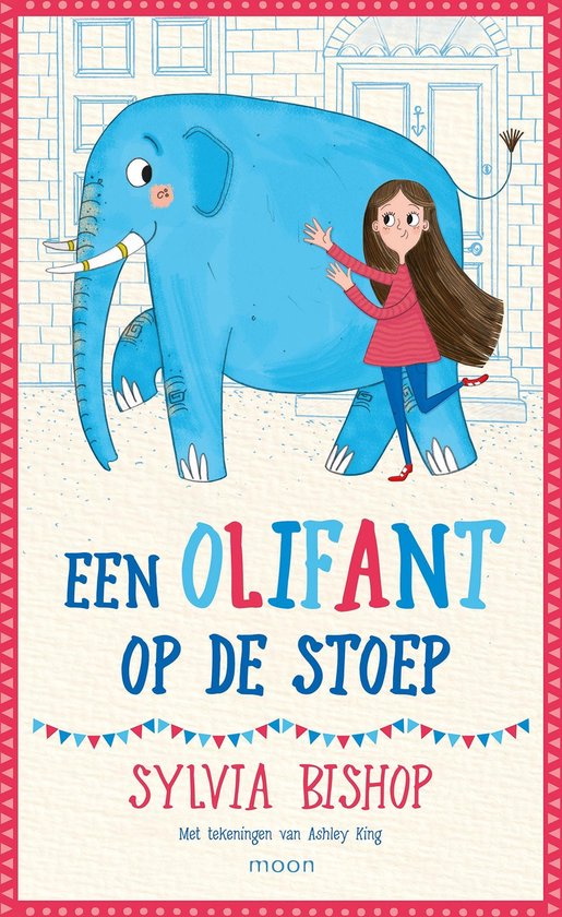 Een olifant op de stoep