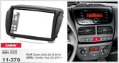 2-DIN OPEL Combo Tour (D) 2011+ / FIAT Doblo (263) 2010-2015 inbouwpaneel Audiovolt 11-376