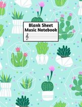 Blank Sheet Music Notebook