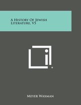 A History of Jewish Literature, V5