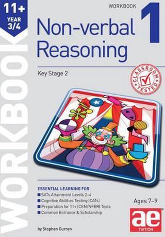 11+ Non-Verbal Reasoning Year 3/4 Workbook 1 - cover