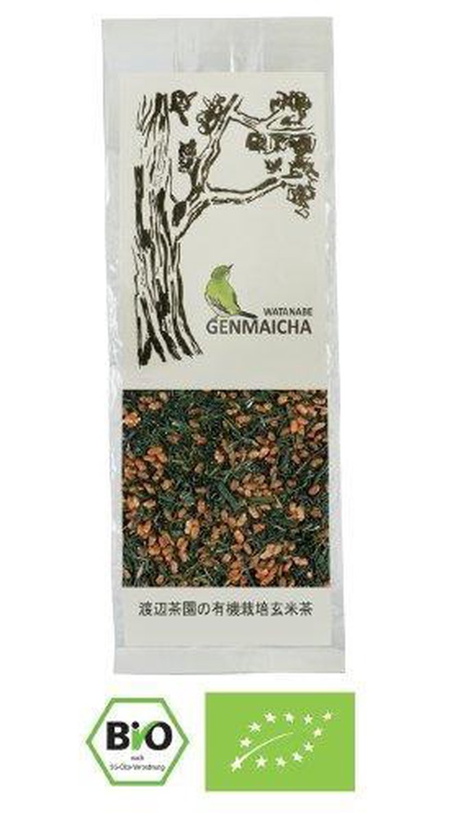 Genmaicha van Mankichi Watanabe (Bio) 4 x 100 gr.