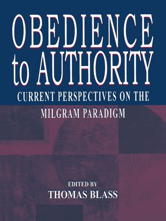 Obedience to Authority - cover