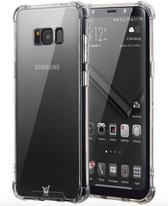 Samsung S8 Hoesje - Samsung Galaxy S8 Hoesje - Transparant Siliconen Case met Versterkte Hoeken