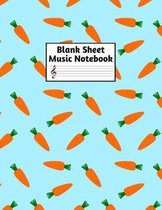 Blank Sheet Music Notebook