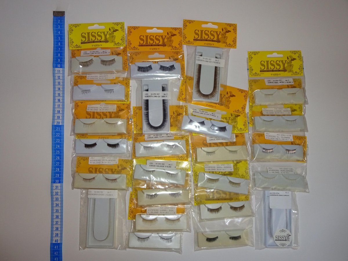 PH PandaHall 20 stuks poppenwimpers, veiligheidswimpers voor haakdieren, oogmake-up, accessoires, knutselen, wimpers, kunststof, gevulde gehaakte oogwimpers voor het maken van Amigurumi-pluche