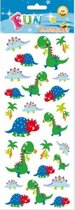 Stickervel dinosaurus cartoon
