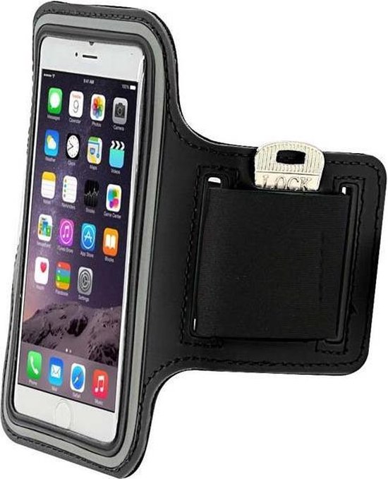 Pessimistisch Frons Extra Sportarmband Apple iPhone 6/ 6S - 4.7 inch hardloop sport armband - Zwart |  bol.com