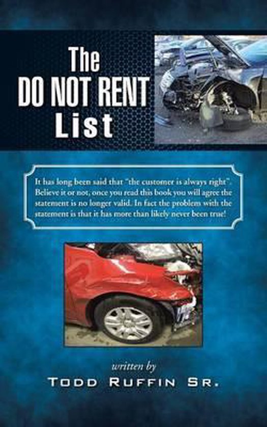 The Do Not Rent List - cover