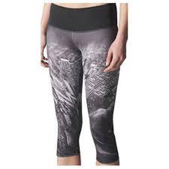 Adidas Tight AIS - Modèle 3/4 - Femme - Zwart/ Anthracite / Grijs - Taille S