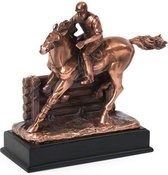 paardenurn/asbeeld 'The Eventer' urn paard