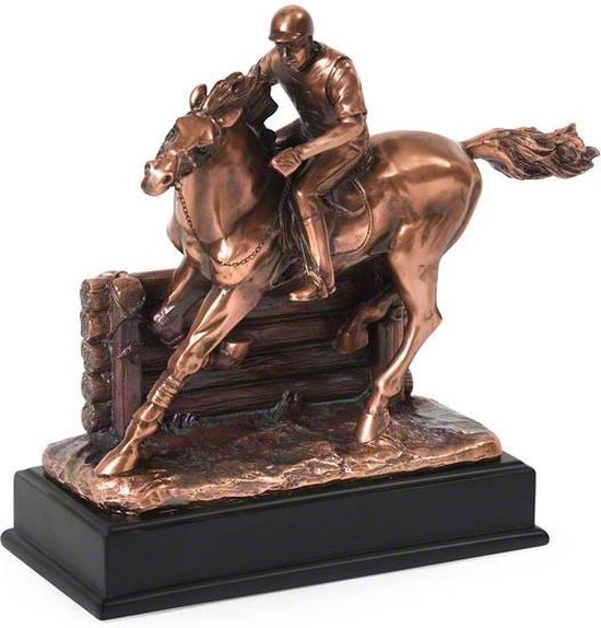 paardenurn/asbeeld 'The Eventer' urn paard