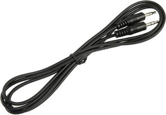 Aux-kabel, 3,5 mm male mini-plug stereo audiokabel, lengte: 1,5 meter