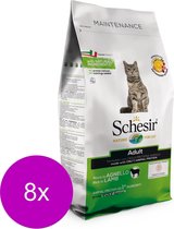 Schesir Cat Dry Maintenance Lam - Kattenvoer - 8 x 400 g