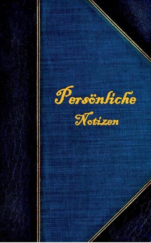 Persönliche Notizen (Notizbuch) - cover