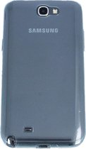 Samsung Galaxy Note 2, 0.35mm Ultra Thin Matte Soft Back Skin case Transparant