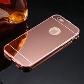 Luxe Spiegel Hoesje - iPhone 6s hoesje - Spiegel case - Bling Bling - Laat je telefoon opvallen - Roze