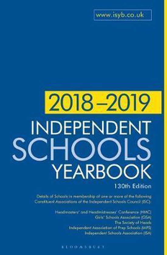 Independent Schools Yearbook 2018-2019 - cover