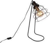 Tafellamp Ø 21 cm 53 cm hoog Zwart/Brons