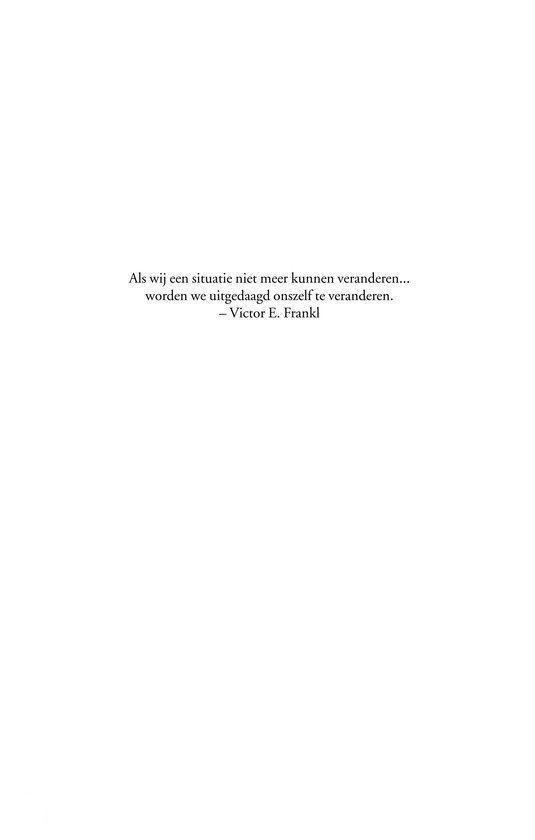 Pagina met een citaat van Victor E. Frankl.
