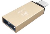 Mcdodo OT-2179 Compacte USB-C naar USB-A AF-adapter - goud