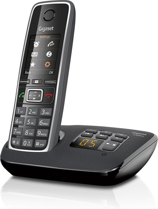 Gigaset C530A - black - answering machine - 1 piece | bol.com