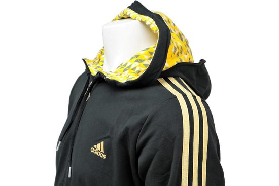 adidas MV 3S Full Zip Hoody P88038, Mannen, Zwart, Sporttrui casual maat:  XS EU | bol.com