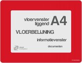 Vloervensters A4 (Rood)