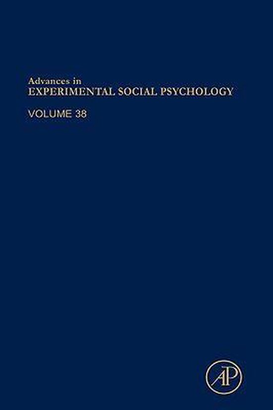 Advances in Experimental Social Psychology - cover