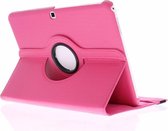 Xssive Tablet Hoes - Case - Cover 360° draaibaar voor Samsung Galaxy Tab 4 10 inch T530 T533 T535 T531 Hot Pink