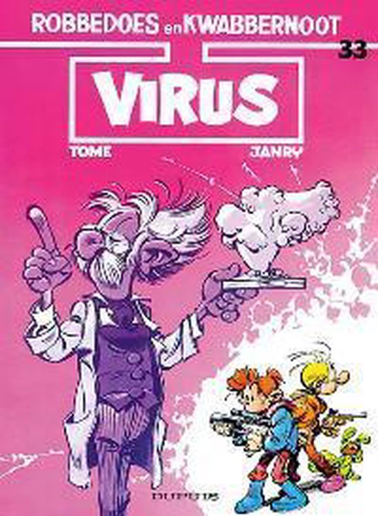 Cover van het boek 'Robbedoes / 33 Virus' van  Tome en  Janry