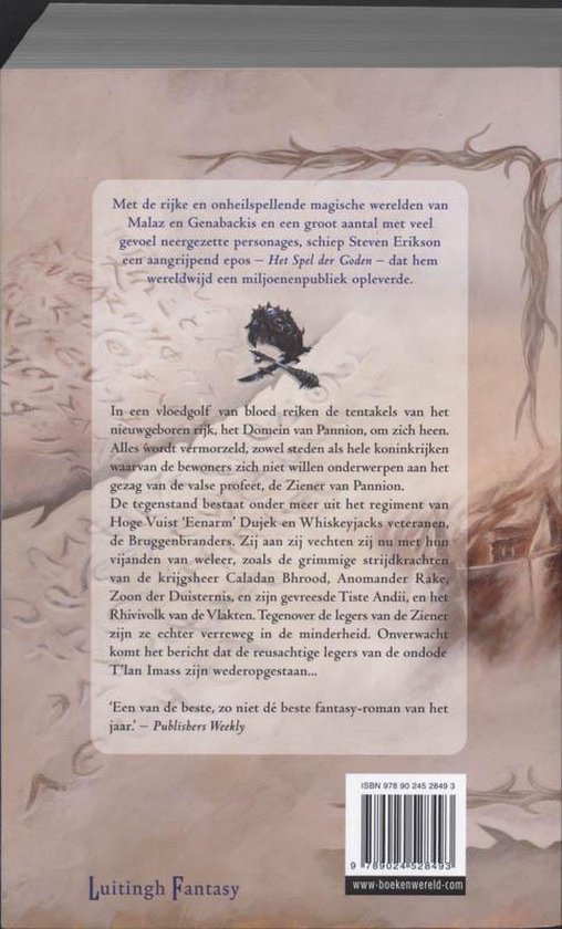 Het Spel Der Goden / 3 In De Ban Van De Woestijn, Steven Erikson 9789024528493 Boeken Het Spel Der Goden / 3 In De Ban Van De Woestijn, Steven Erikson 9789024528493 Boeken