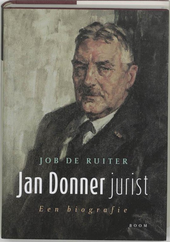 Cover van het boek 'Jan Donner, jurist' van Jaap de Ruiter