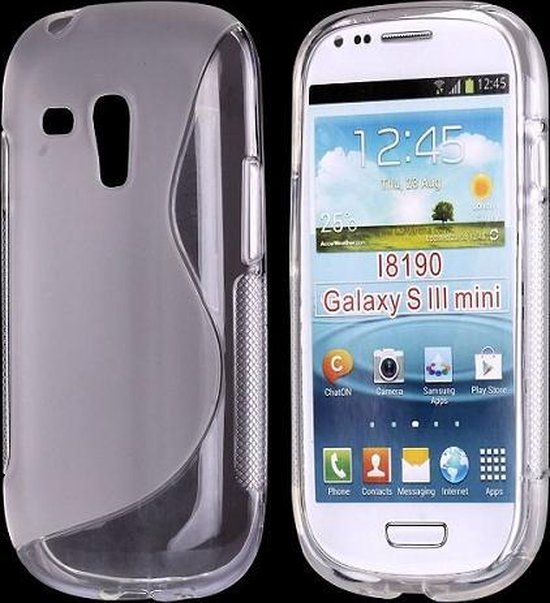 Kalmte Wakker worden Magistraat Telefoonhoesje.nl Samsung Galaxy S3 Mini Gel hoesje s-line doorzichtig |  bol.com