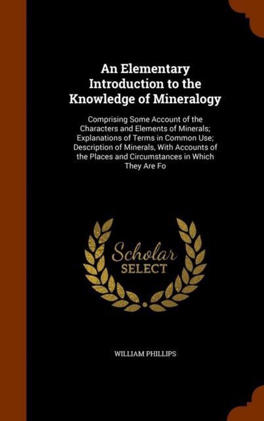 An Elementary Introduction to the Knowledge of Mineralogy - cover
