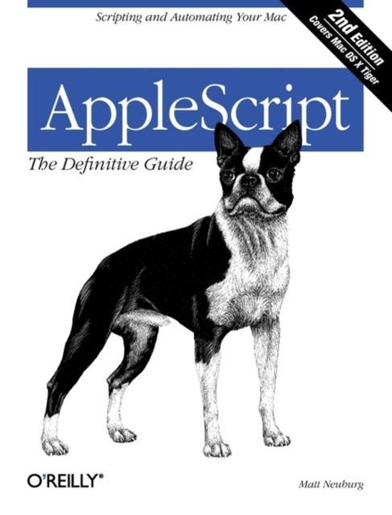 AppleScript: The Definitive Guide 2e - cover