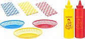 Cosy & Trendy Grill Hot Dog en Hamburgerkit - 14-Delig