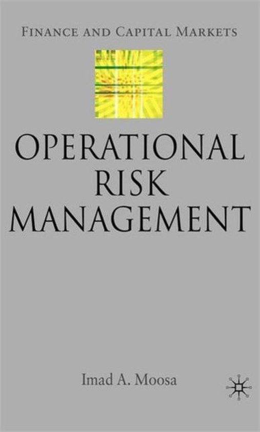 Finance and Capital Markets Series- Operational Risk Managem ... - cover